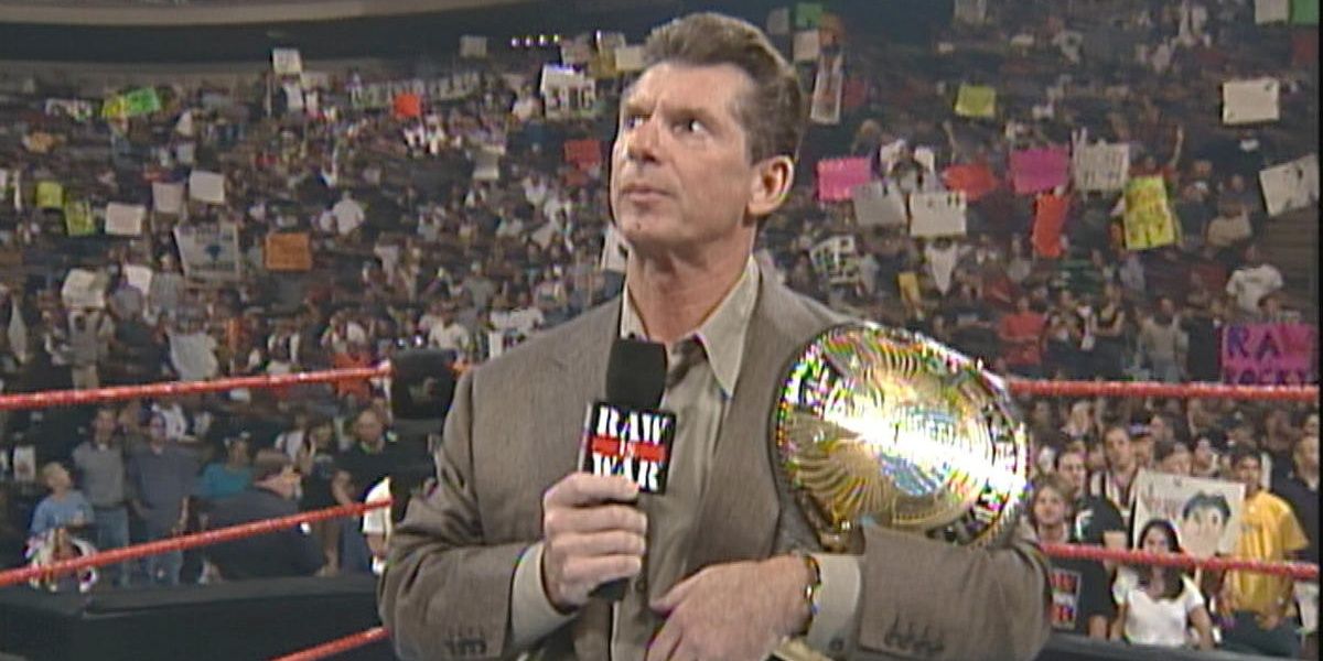 Vince McMahon WWF Champion Raw Septmber 20, 1999 Cropped