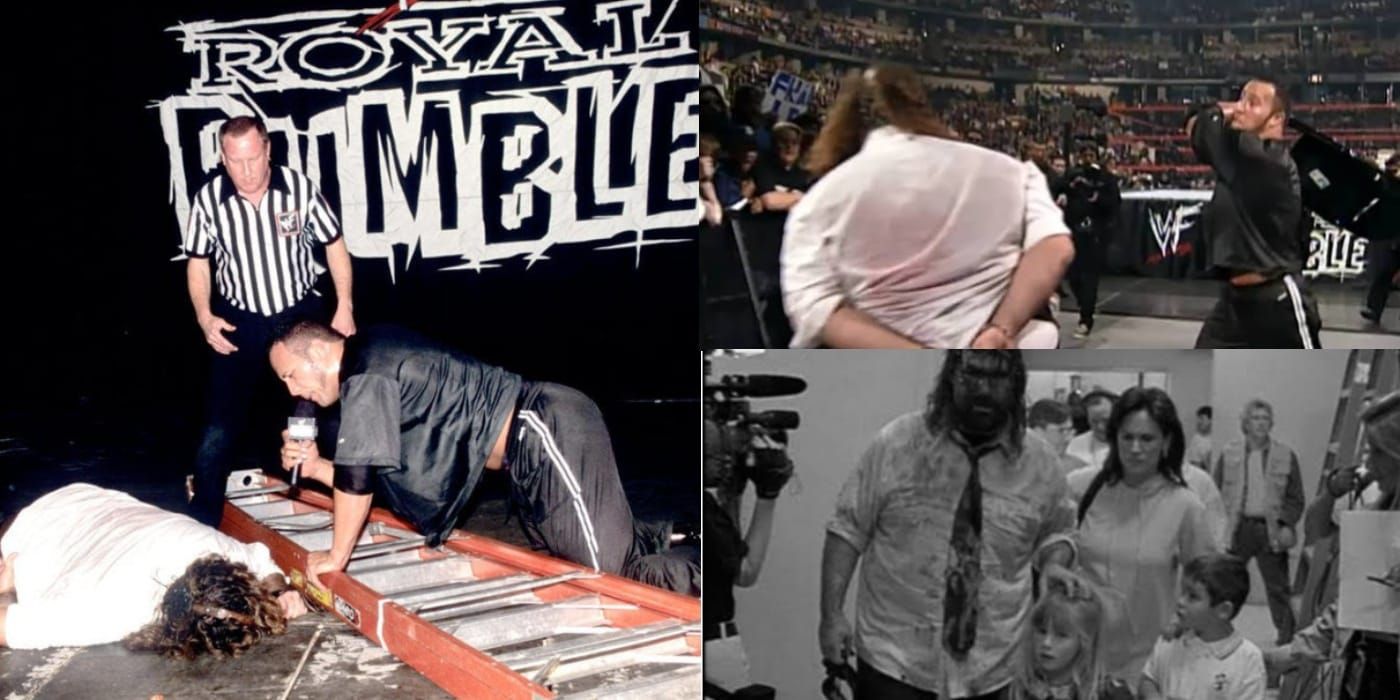 Mankind Vs The Rock: Why Their Royal Rumble Match Is One Of WWE's Most Controversial Ever