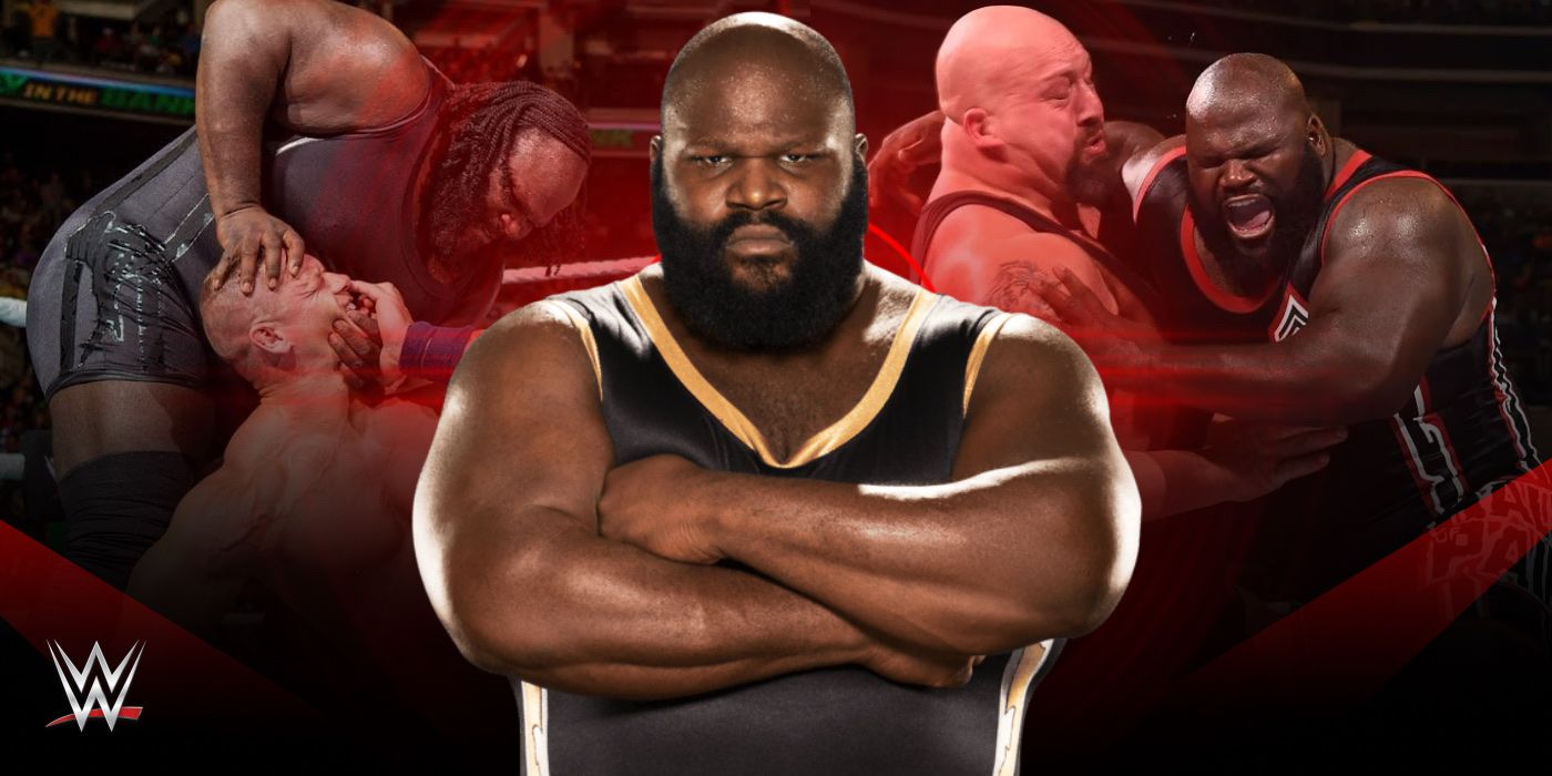 Mark Henry with John Cena and The Big Show
