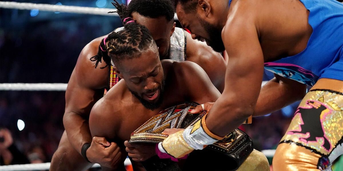 Kofi Kingston WWE Champion WrestleMania 35 Cropped