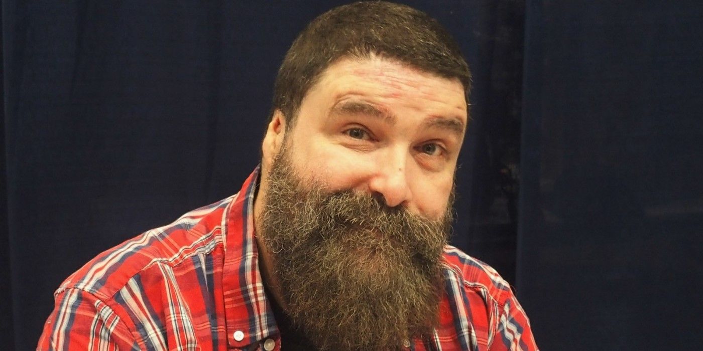 Mick Foley now at a convention