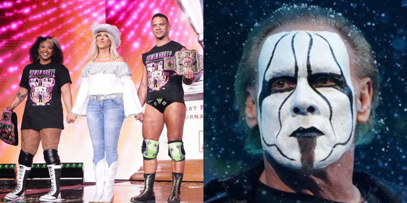 AEW Sought Martha Hart's Blessing Before Sting's Rafters Entrance