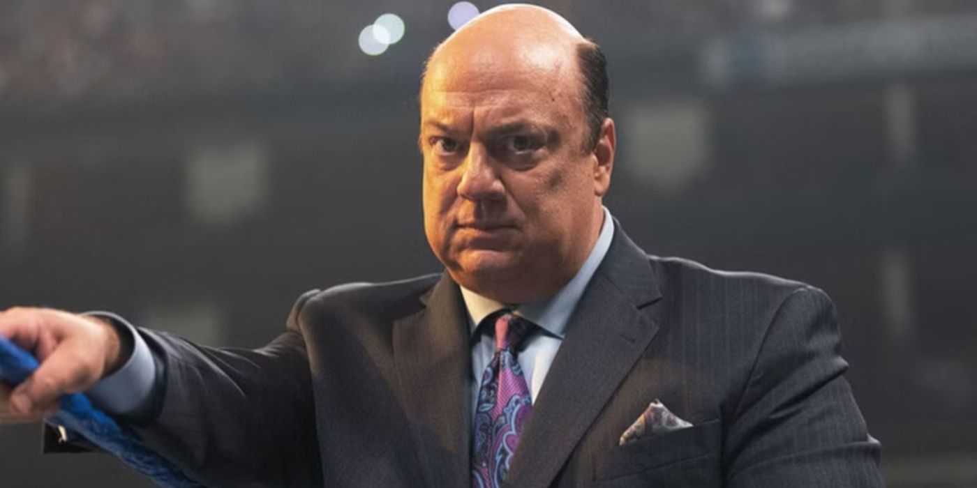 paul heyman getting into the ring