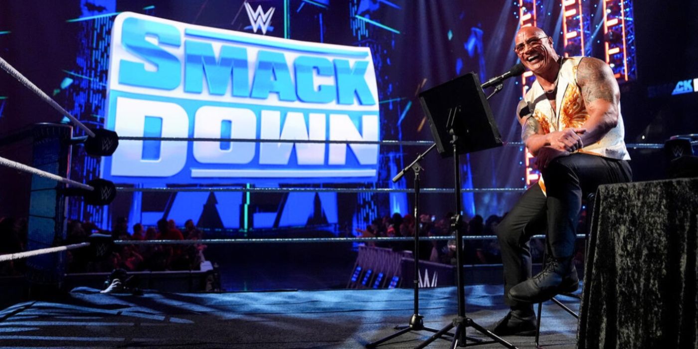the rock singing on smackdown