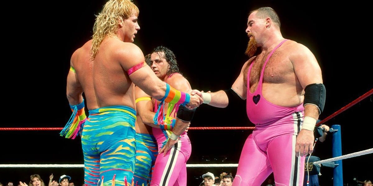 The Rockers and The Hart Foundation 1990 Cropped