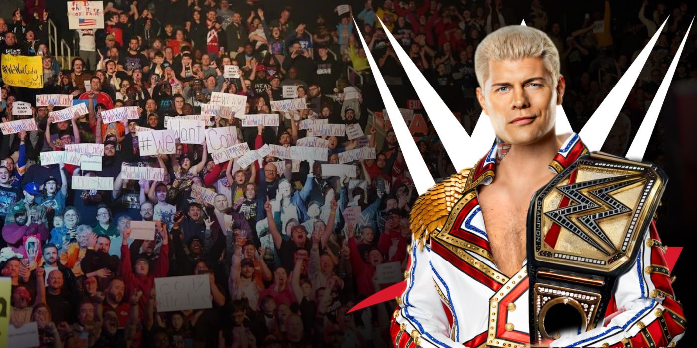 The WWE audience and Cody Rhodes as WWE Champion