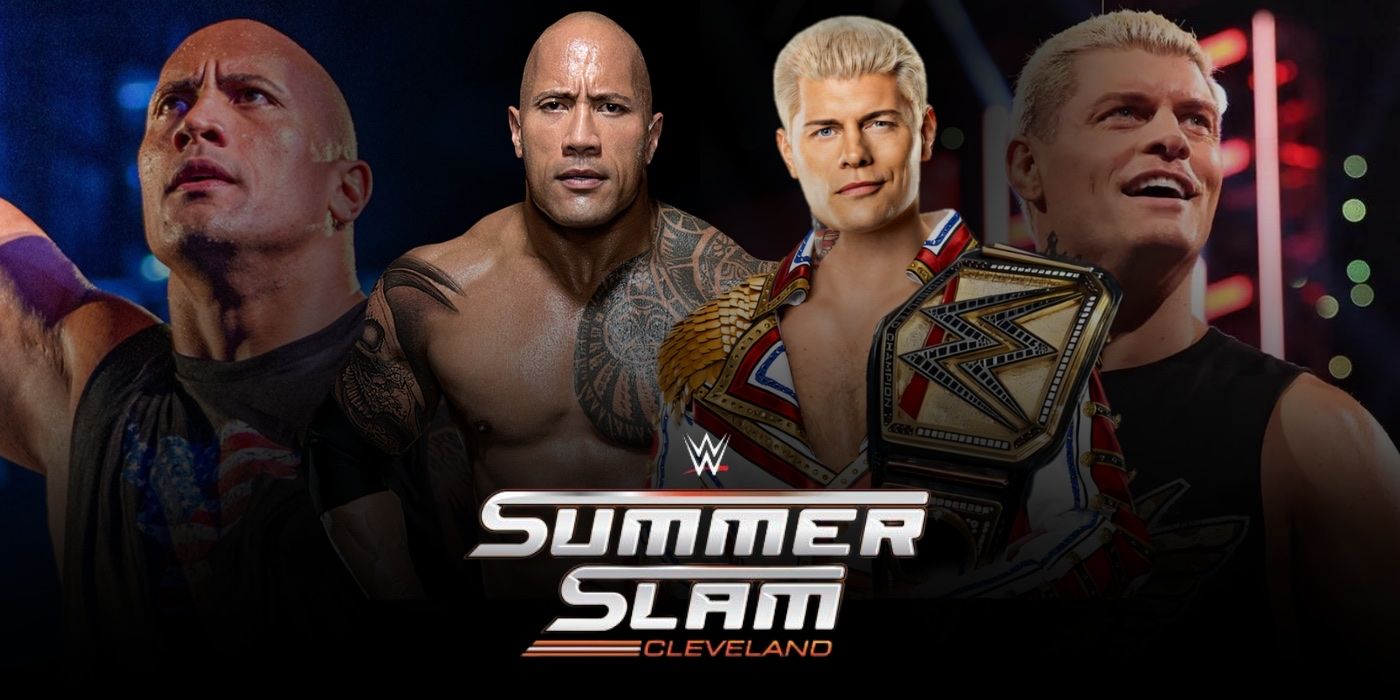 The Rock and Cody Rhodes, WWE SummerSlam logo
