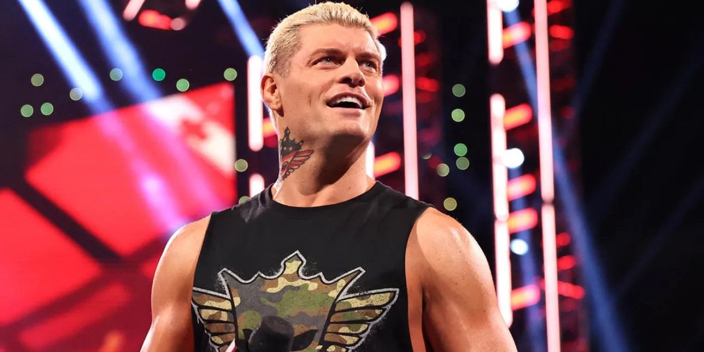 Cody Rhodes gives a promo on WWE Raw