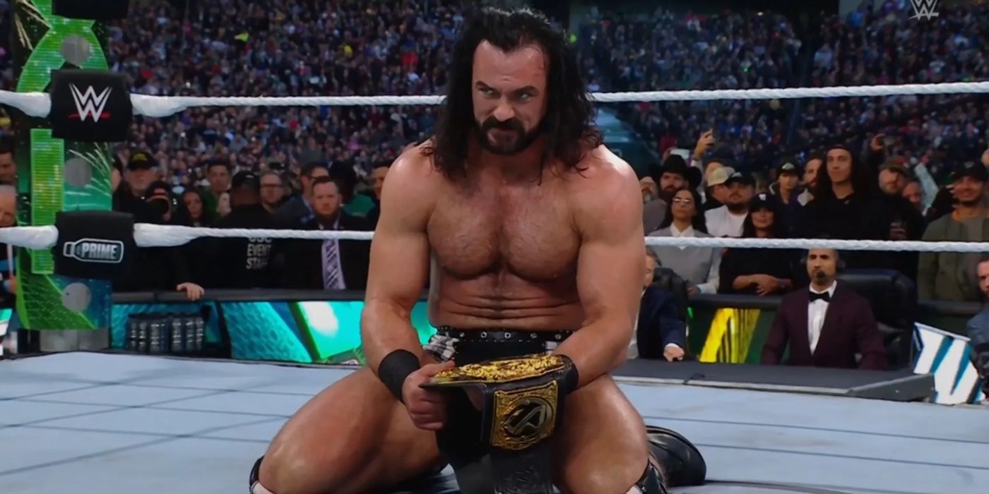 drew mcintyre holding the world title