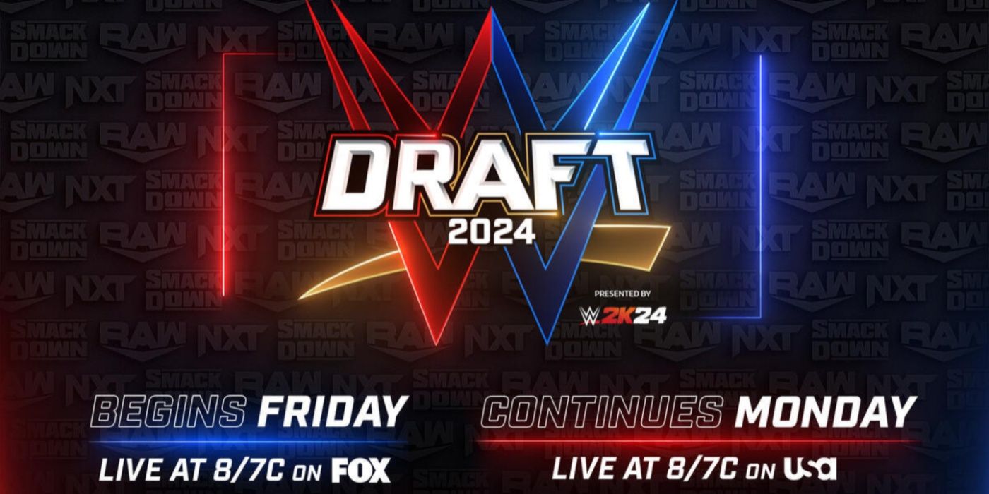 wwe draft logo and details