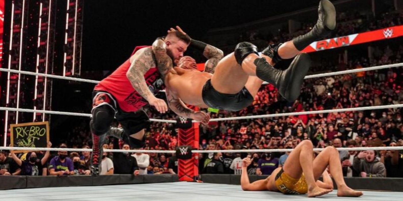 Randy Orton RKOs Kevin Owens