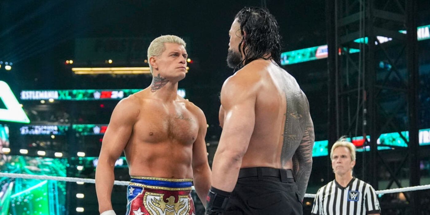 Roman Reigns vs Cody Rhodes WWE WrestleMania 40