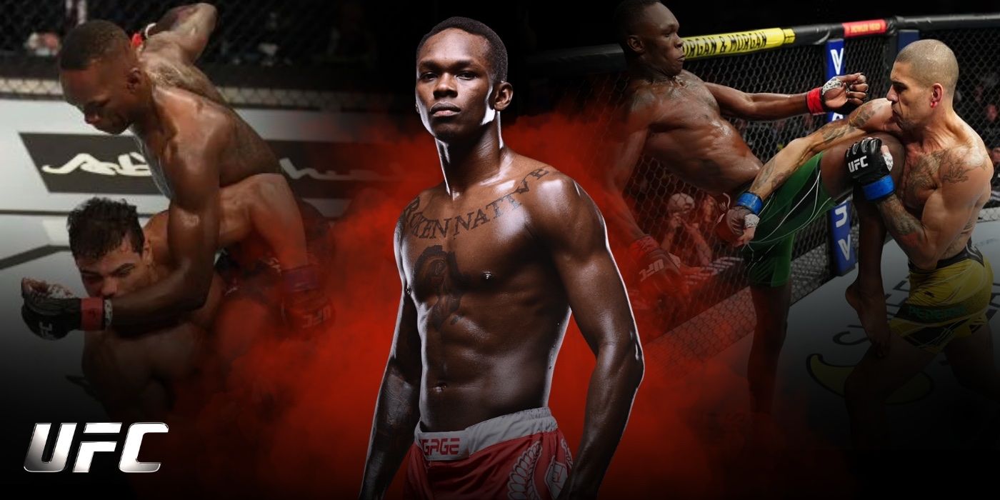 10 Best Performances Of Israel Adesanya's UFC Career, According To Stats