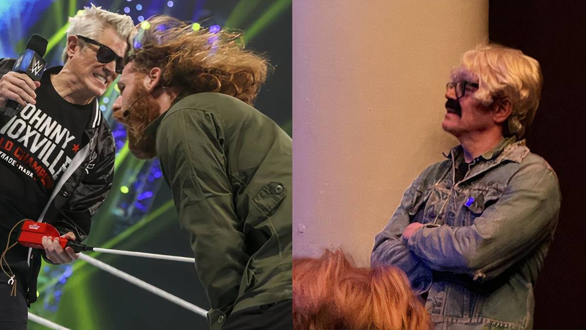 Johnny Knoxville Crashes Sami Zayn's Comedy Show, Tasers Him