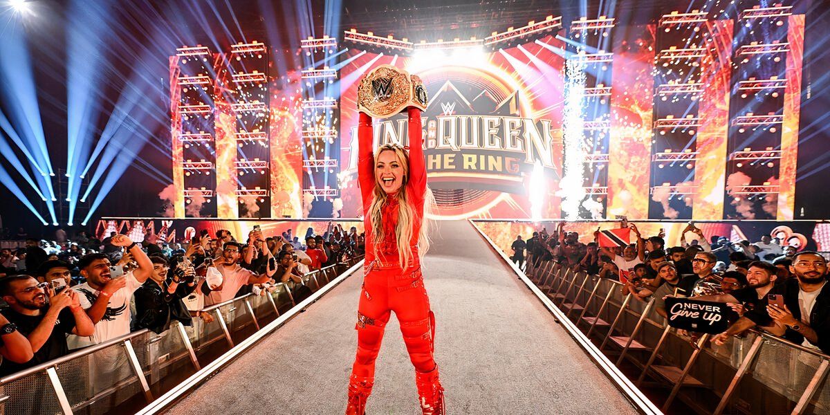 Liv Morgan Women's World Champion King and Queen of the Ring 2024 Cropped