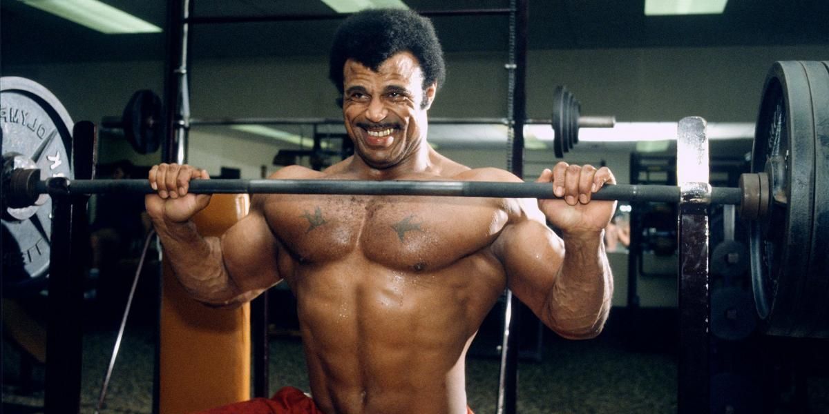 rocky johnson in the gym