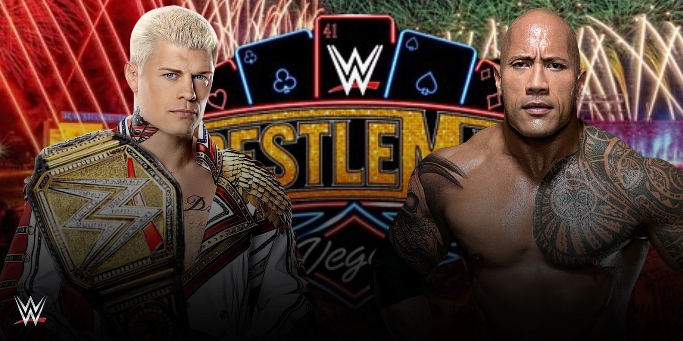 Cody Rhodes vs The Rock WrestleMania 41