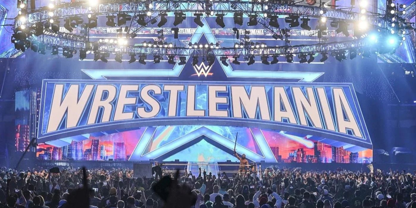 WrestleMania 38 stage