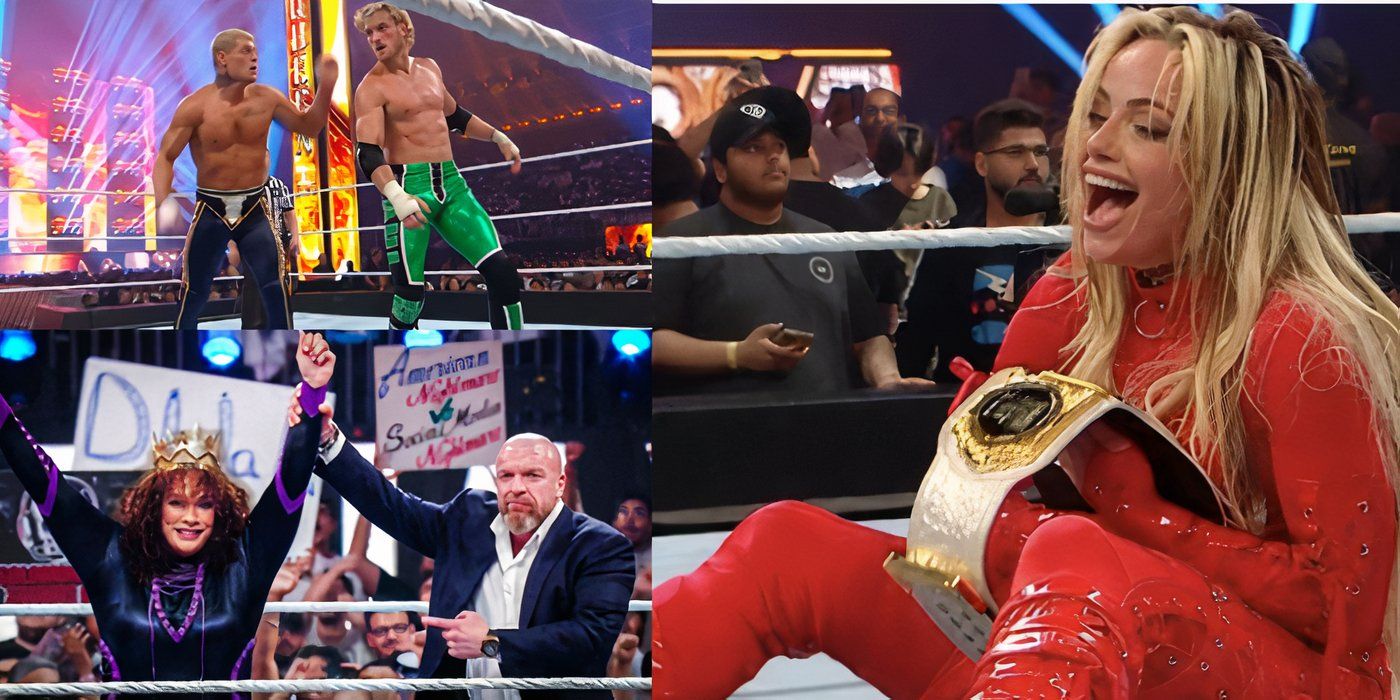 WWE King And Queen Of The Ring 2024 Liv Morgan Nia Jax Cody Rhodes Logan Paul