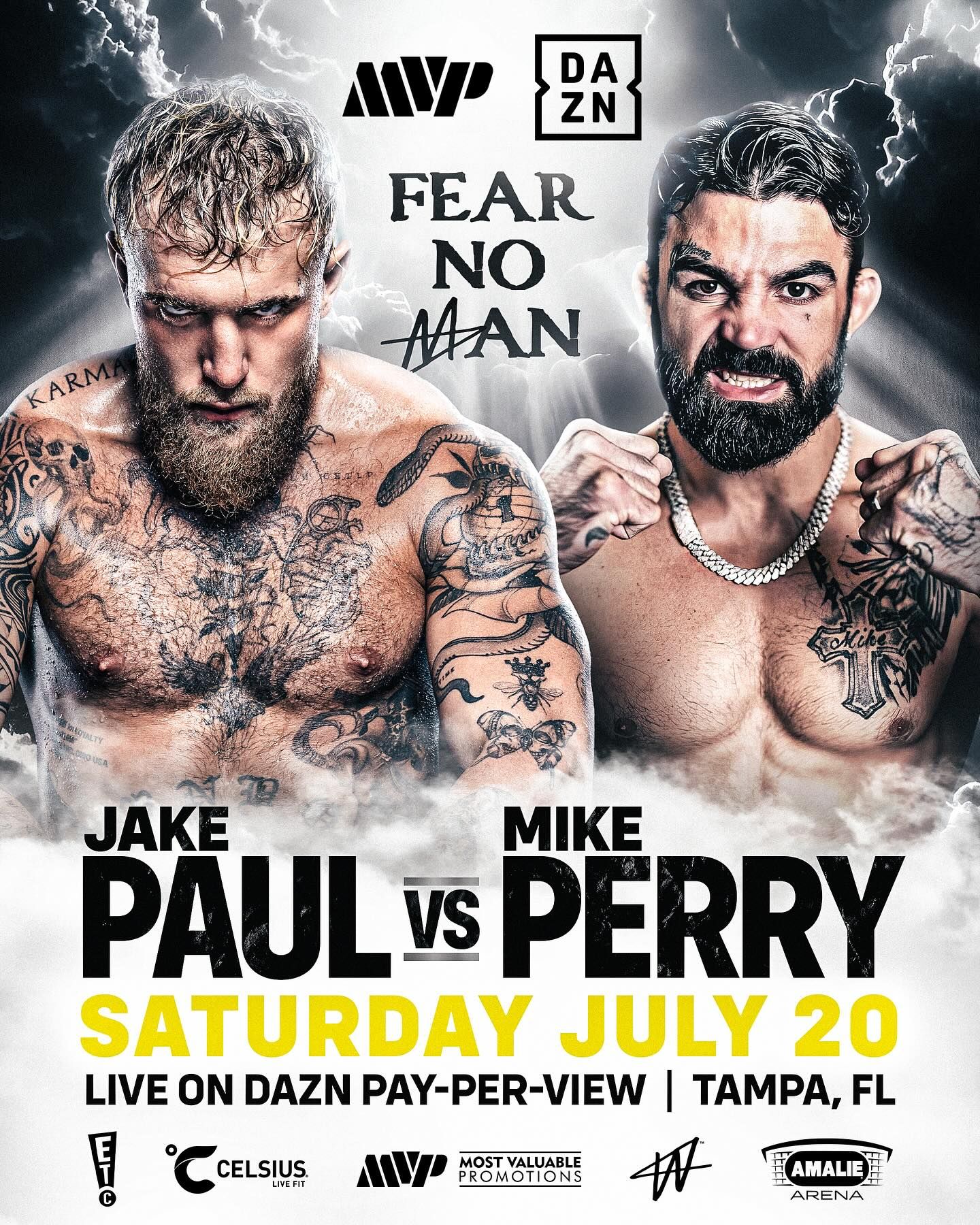 Jake Paul vs. Mike Perry poster