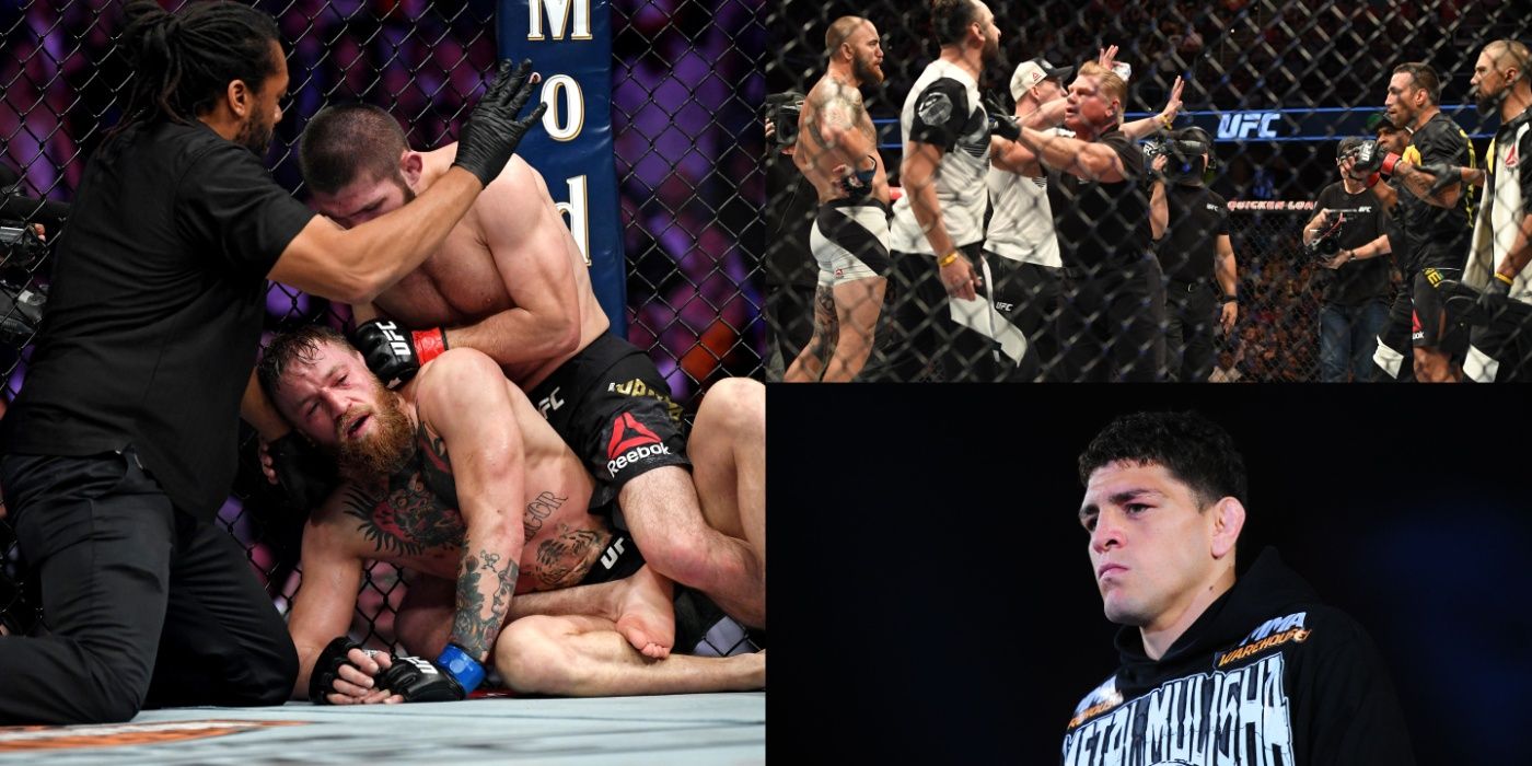 10 MMA brawls after the match