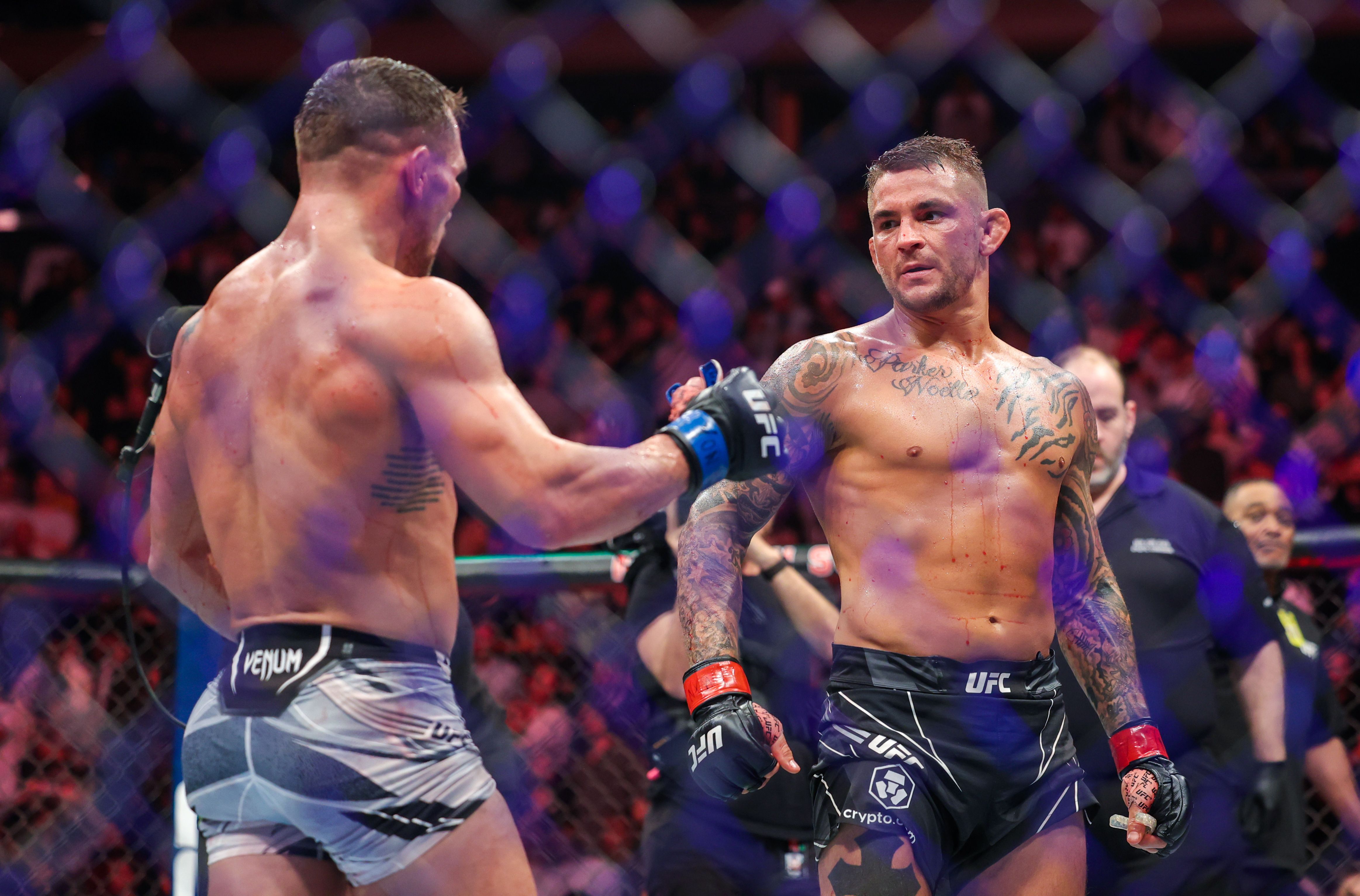 Dustin Poirier Blasts Michael Chandler: ‘He’s Got Dana White Privilege’