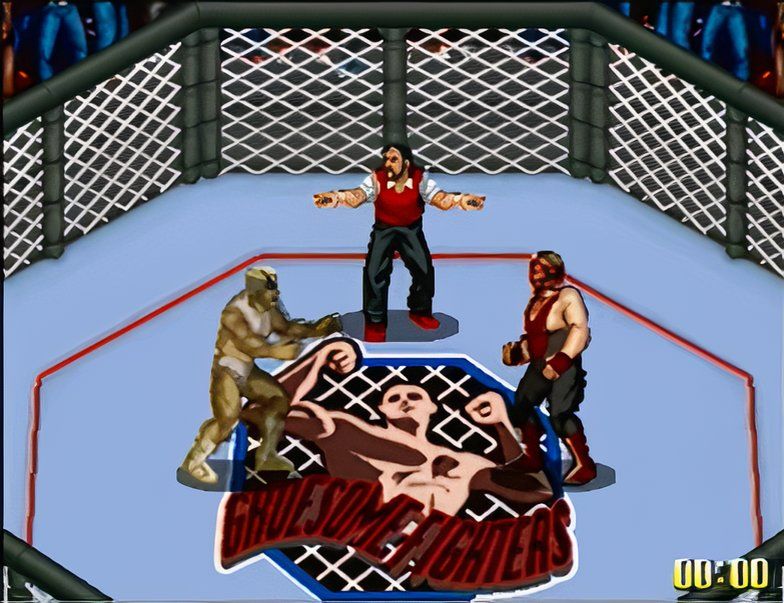 Fire Pro Wrestling S 6-person battle