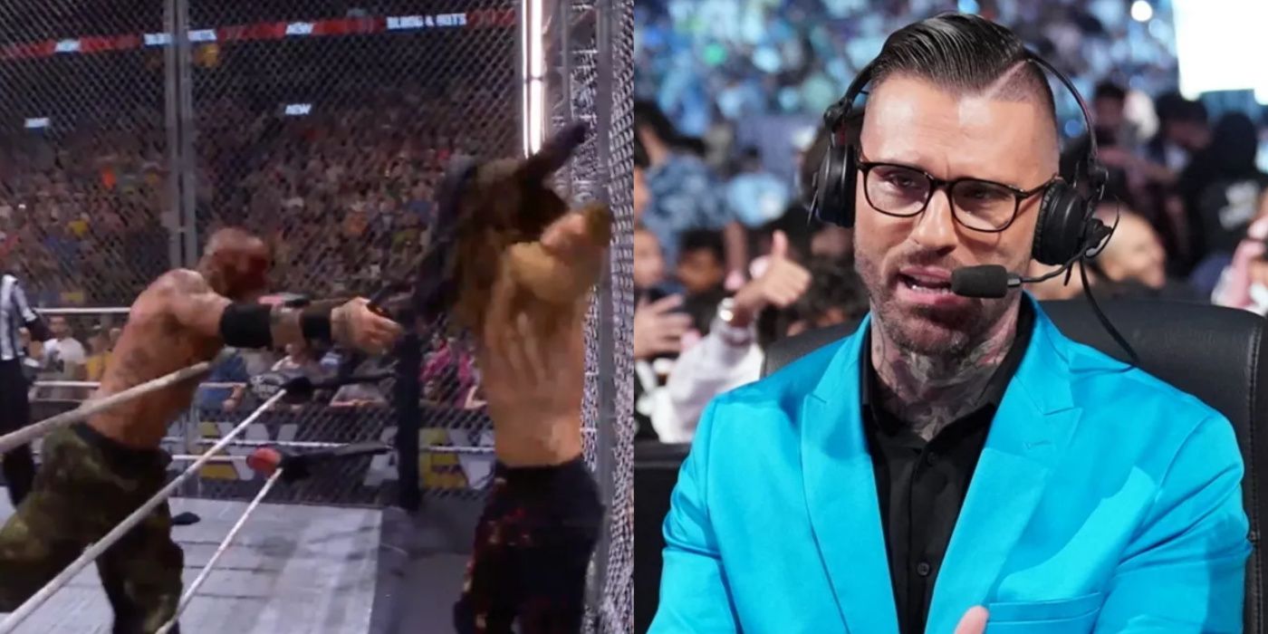 Corey Graves Criticizes Jack Perry Chair Shot To The Head During AEW Blood & Guts
