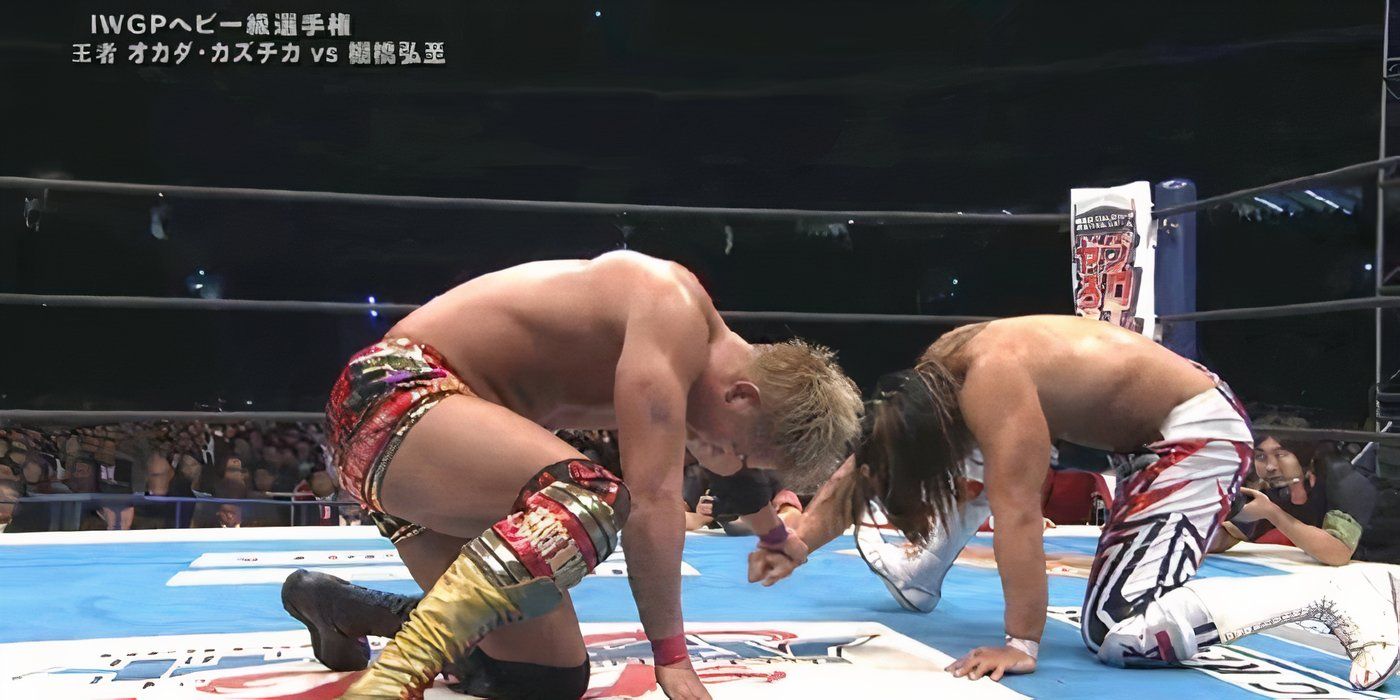 Kazuchika Okada vs Hiroshi Tanahashi at Wrestle Kingdom 10