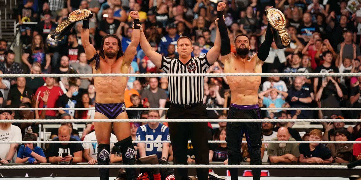 Finbarol and JD McDona World Tag Team Champions RAW June 24, 2024