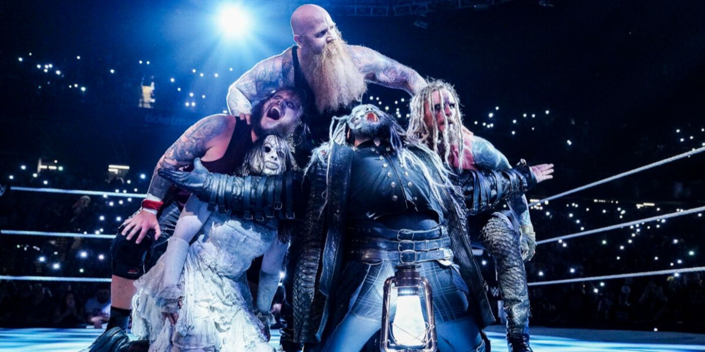 The Wyatt Sicks celebrate their victory after Raw