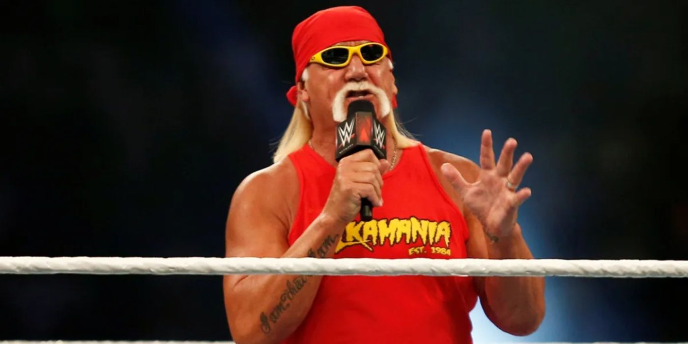 hulk hogan cutting a promo