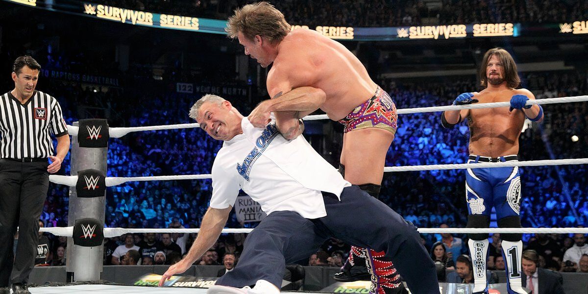 Chris Jericho and Shane McMahon 