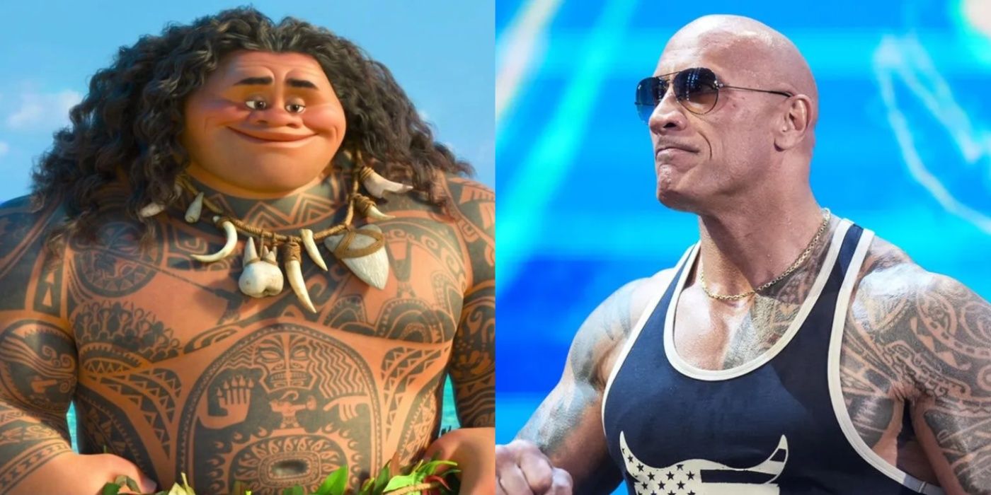 The Rock Pictured As Live-Action Maui For Upcoming Moana Movie