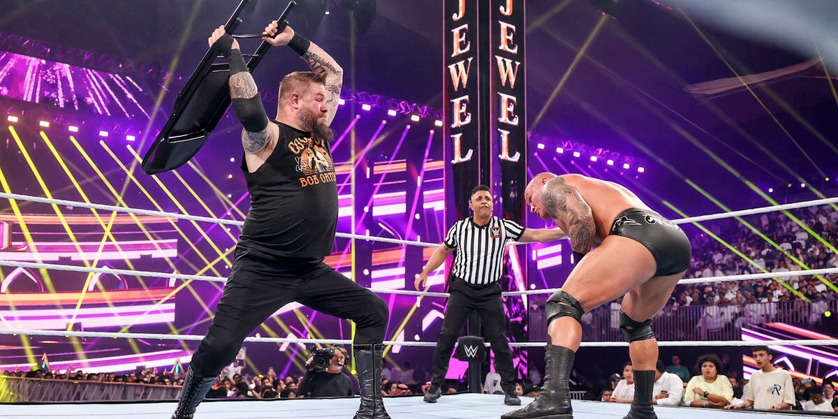 Randy Orton v Kevin Owens Crown Jewel 2024 Cropped