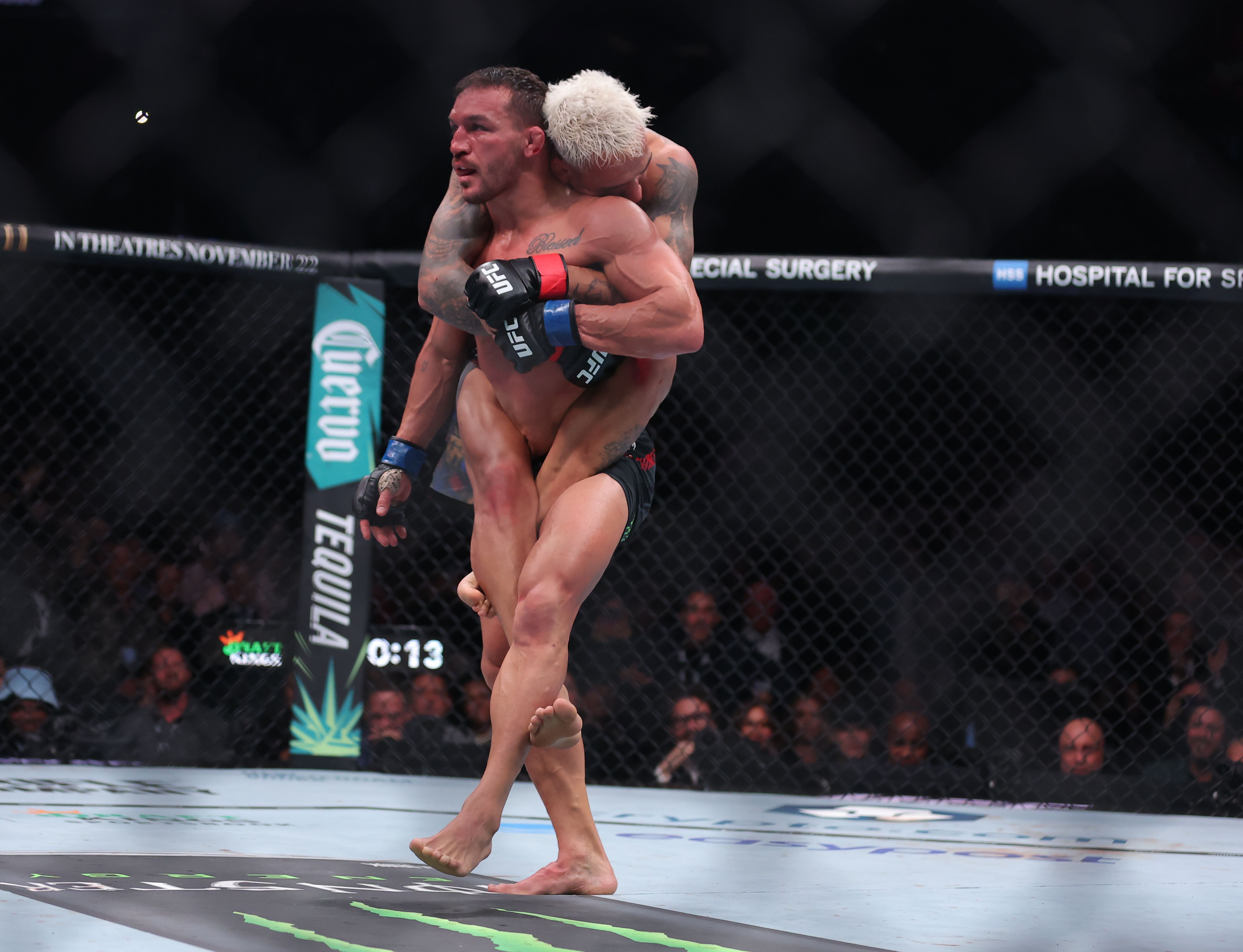 UFC 309 Michael Chandler and Charles Oliveira