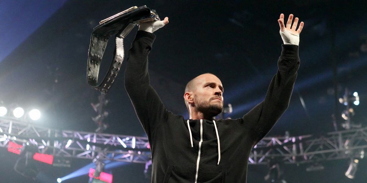 CM Punk WWE Champion 2nd reign Royal Rumble 2013  Cropped