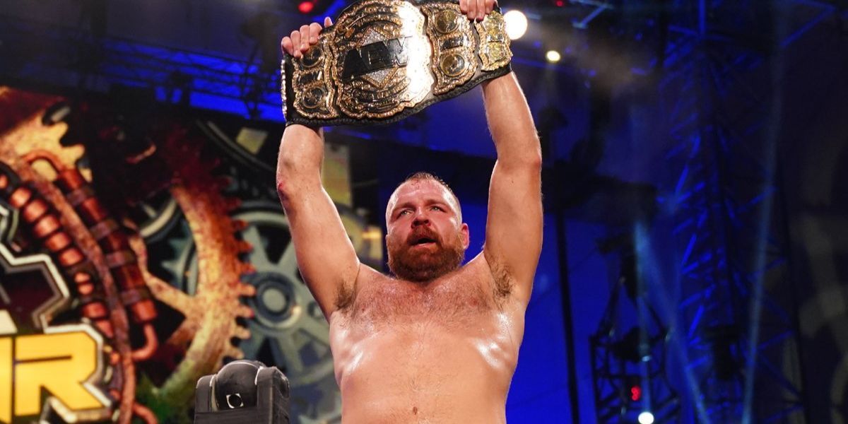 Jon Moxley as AEW World Champion at Full Gear