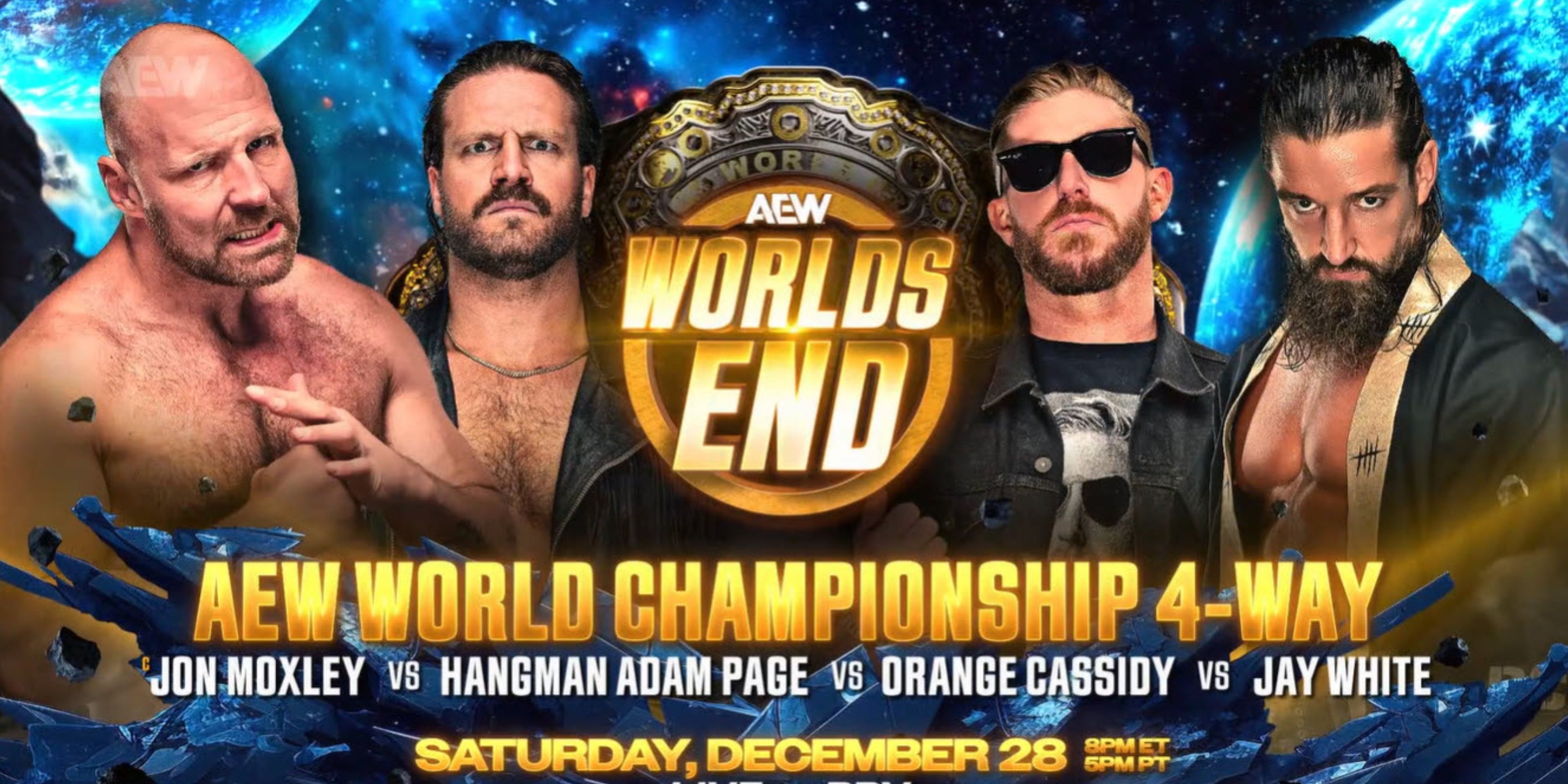 AEW Worlds End 2024 Match Card, How To Watch, Predictions