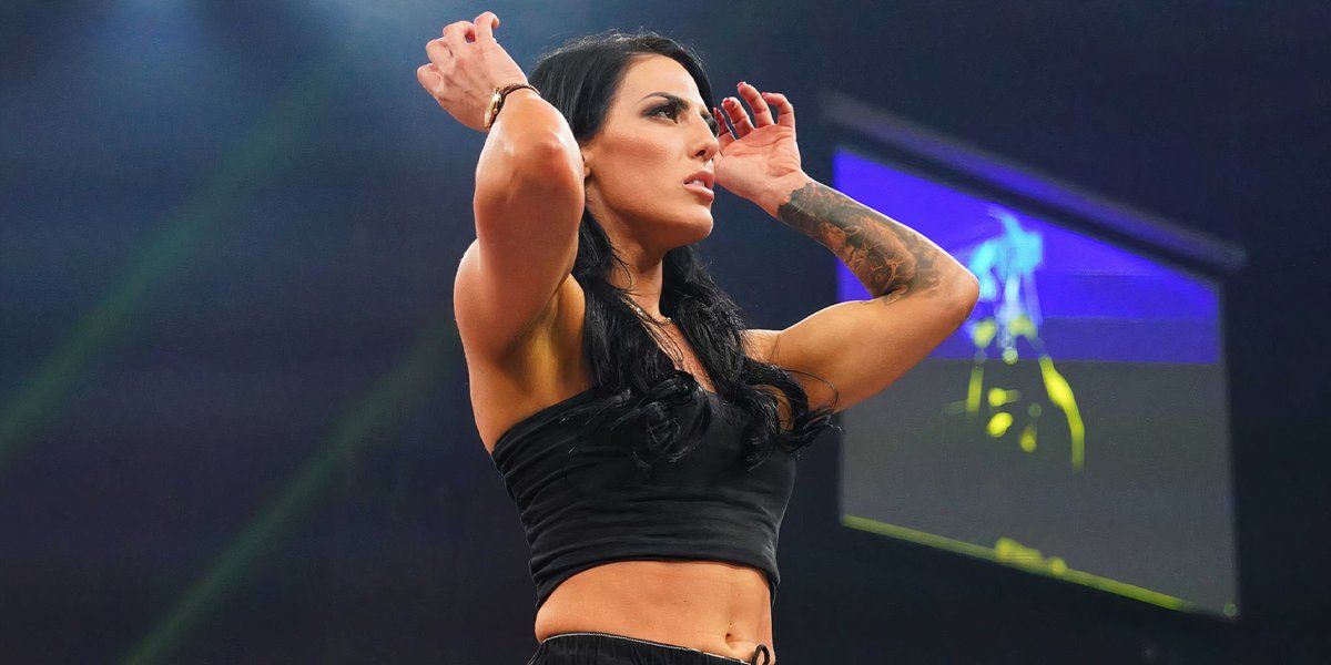 Tessa Blanchard stands in the ring at TNA Final Resolution 2024