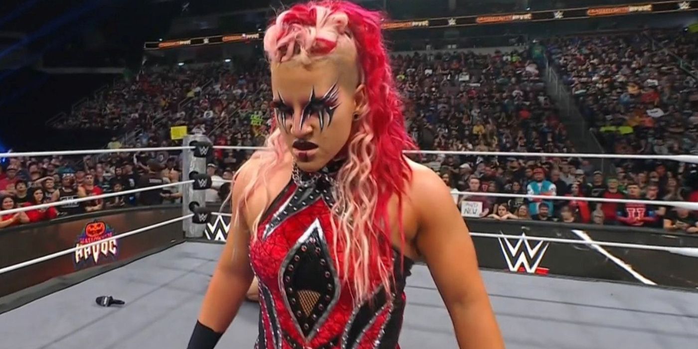 Zaria making her debut at Halloween Havoc