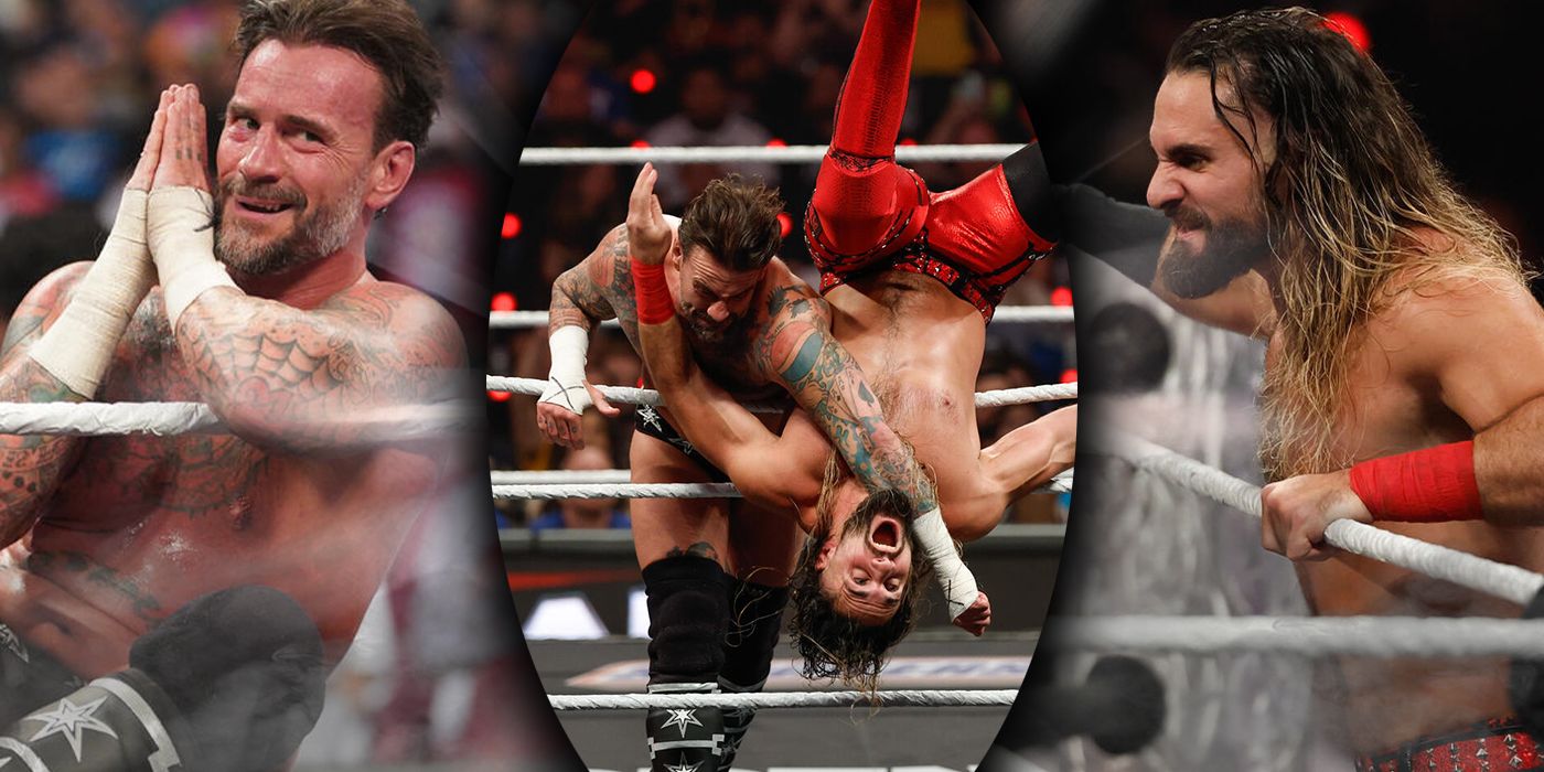 CM Punk Vs. Seth Rollins on WWE Raw