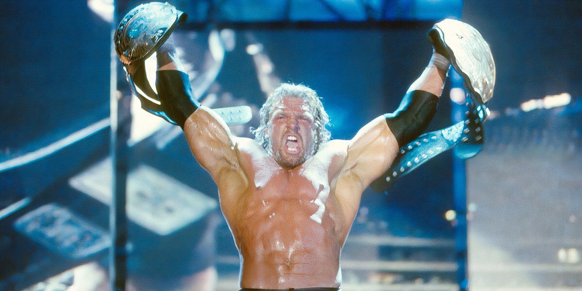 Triple H indisputable champion of WWE WRESTLEMANIA 18 