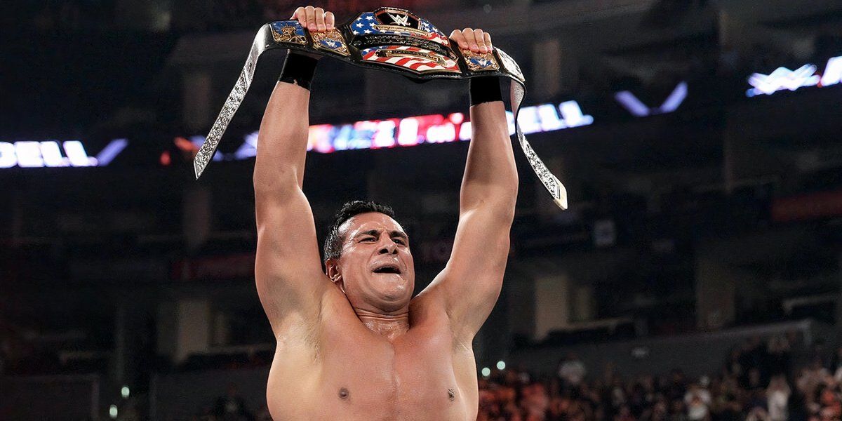 Alberto del Rio United States Champion Hell in a cell 2015 Cramed