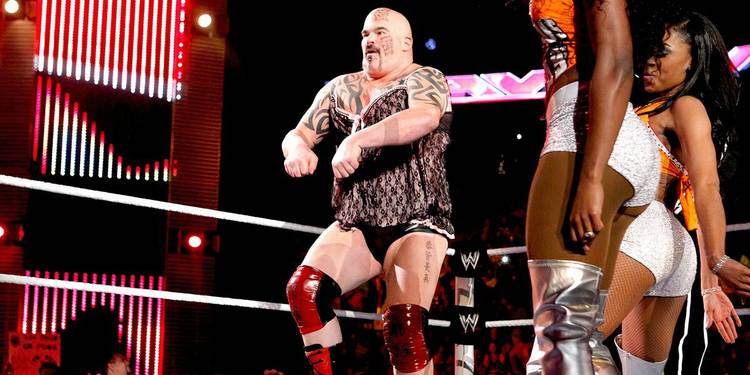 Lord Tensai dances on WWE RAW in January 2013
