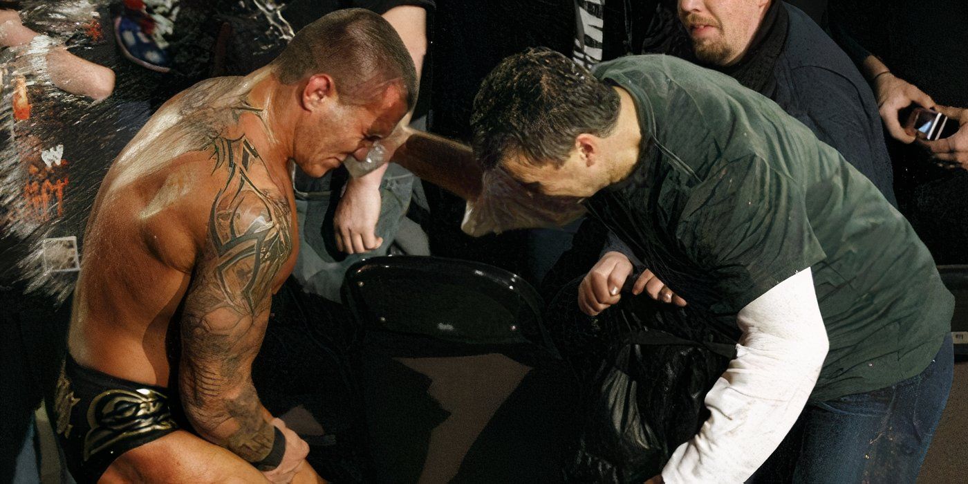 Randy Orton vs Shane McMahon Unsanctioned match on Raw