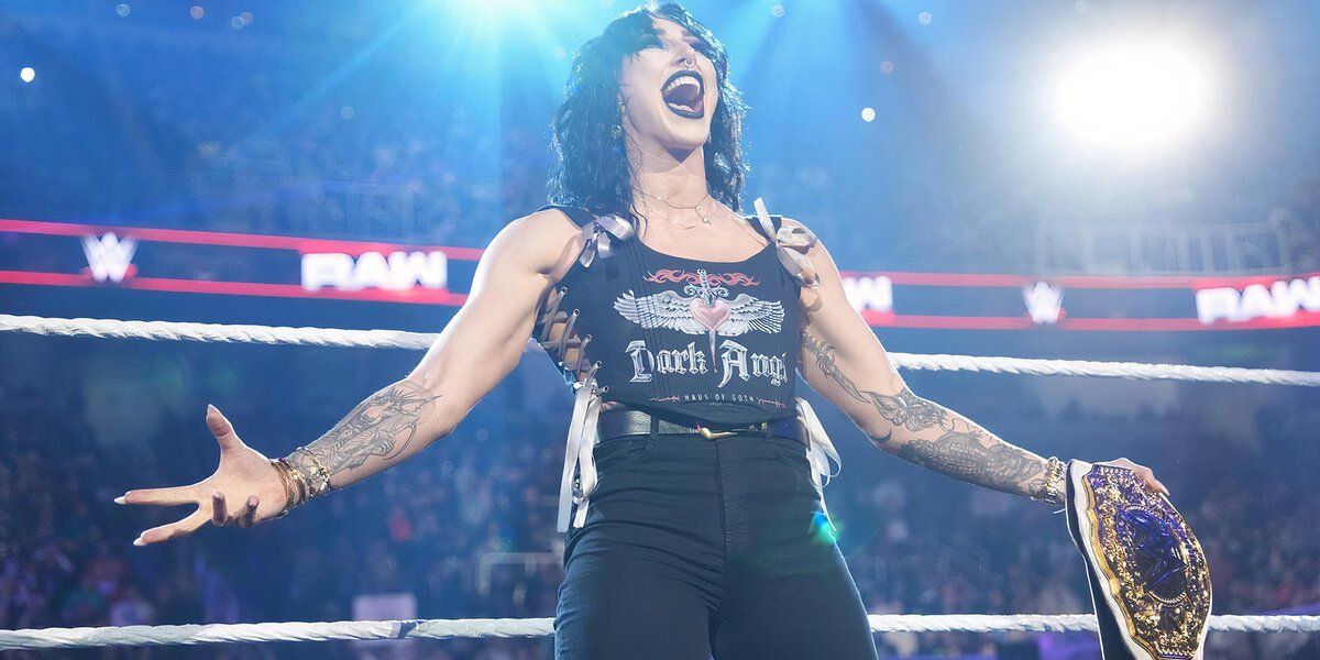 RHEA RHIPLY RAW Women's World Champion on January 13, 2025 CROPPED