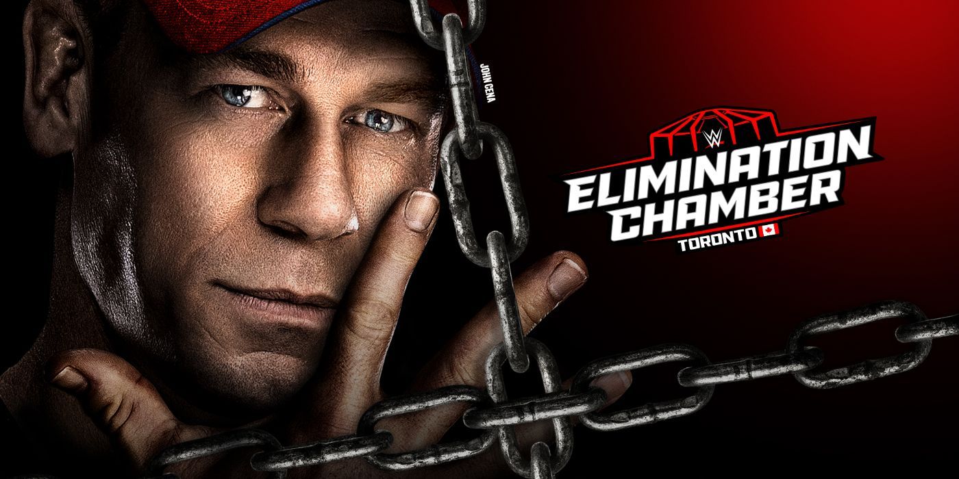 wwe elimination chamber 2025 poster john cena