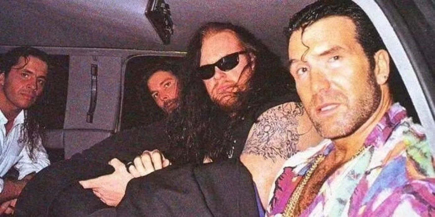 Bret Hart, Kevin Nash, the Undertaker, and Scott Hall