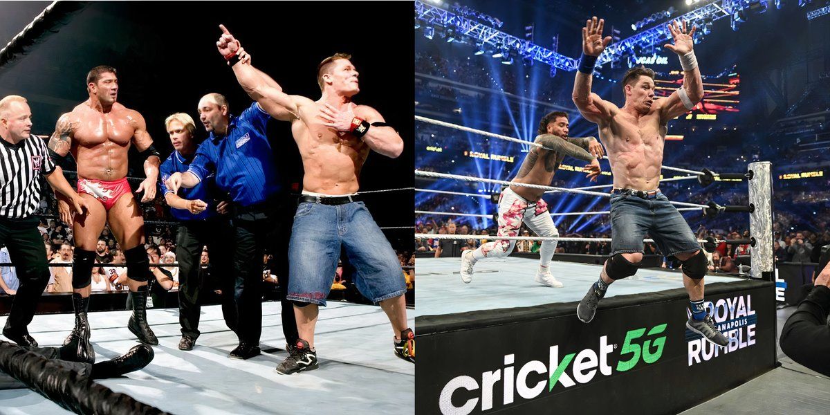 John Cena Royal Rumble Batista Jey Uso